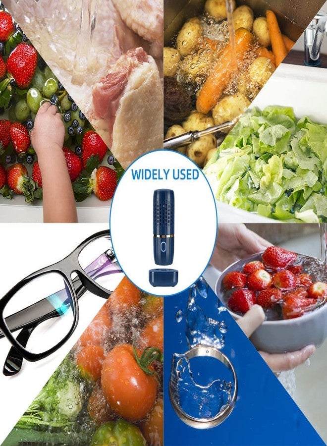Olpad Portable USB Fruit and Vegetable Cleaner,Fruit and Vegetable for Kitchenware,Meat,Dishes,Rice,Kitchen Tools (Blue) - Image 4